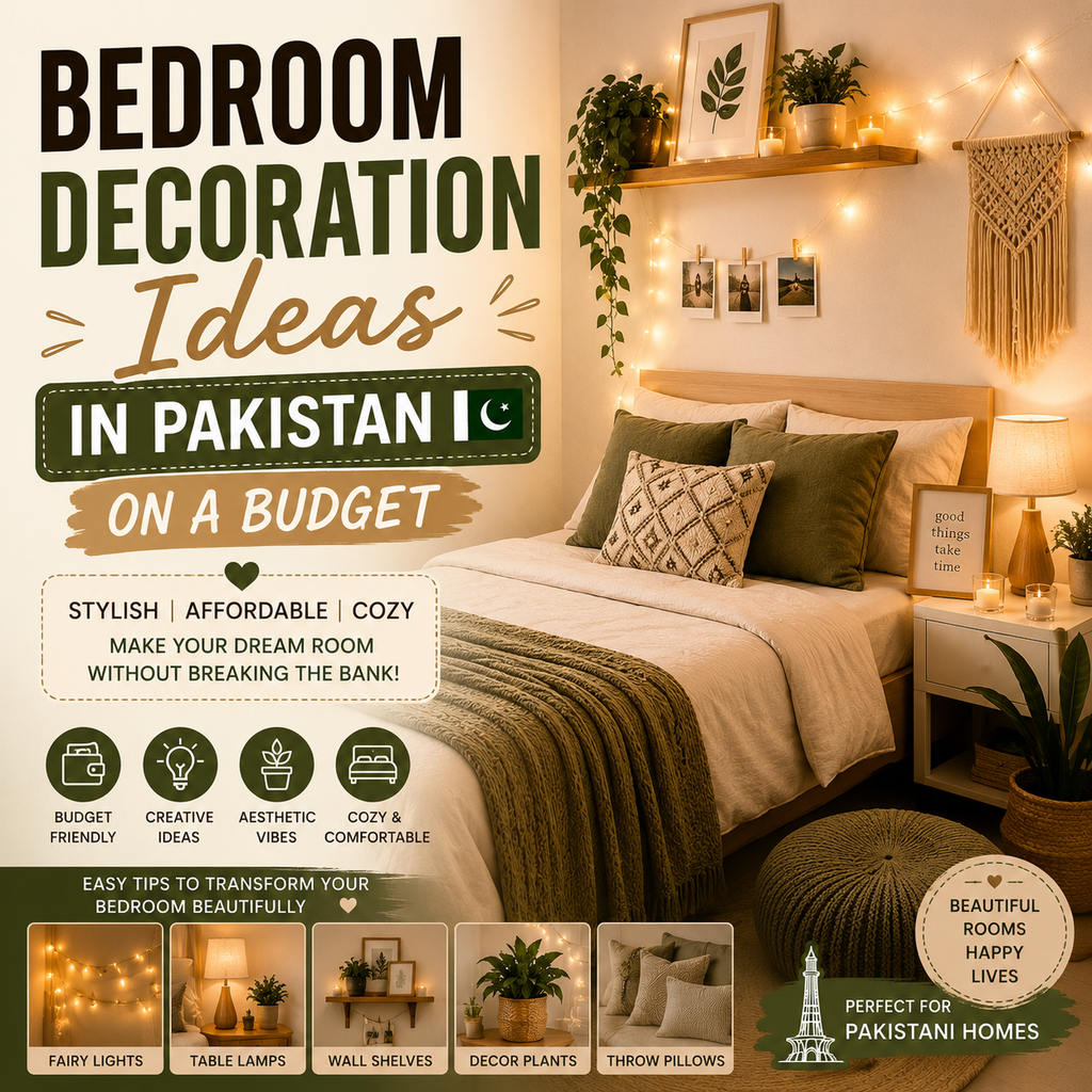 Bedroom Decoration Ideas in Pakistan on a Budget