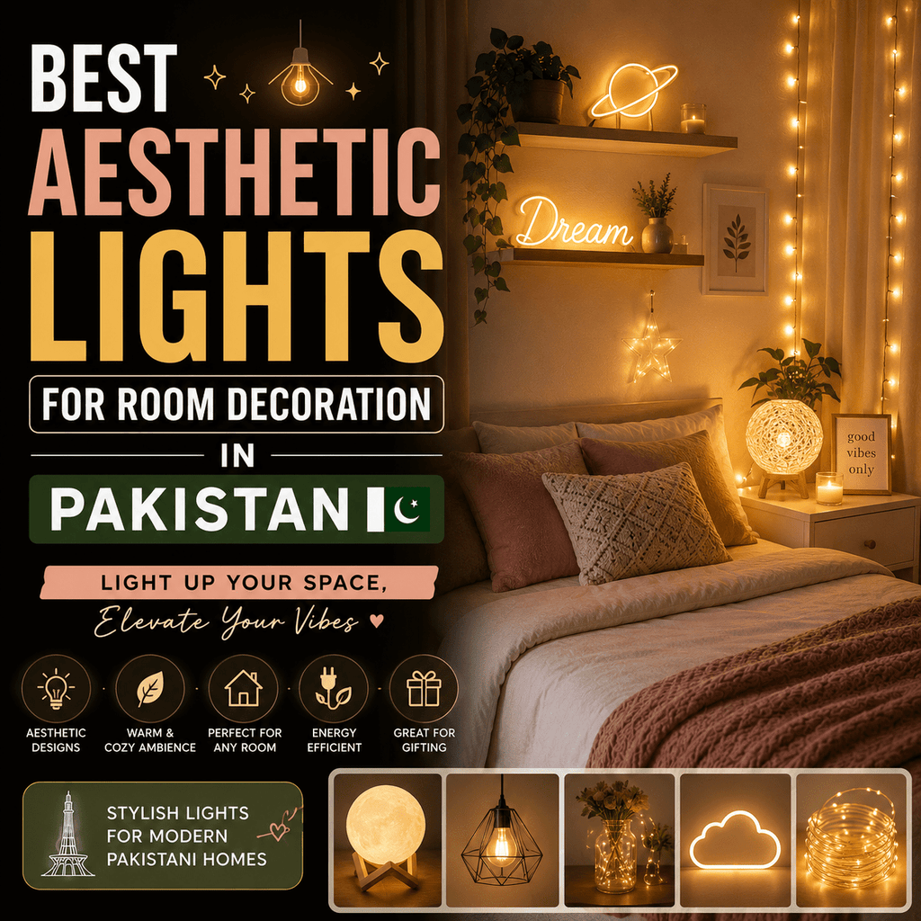 Best Aesthetic Lights for Room Decoration in Pakistan
