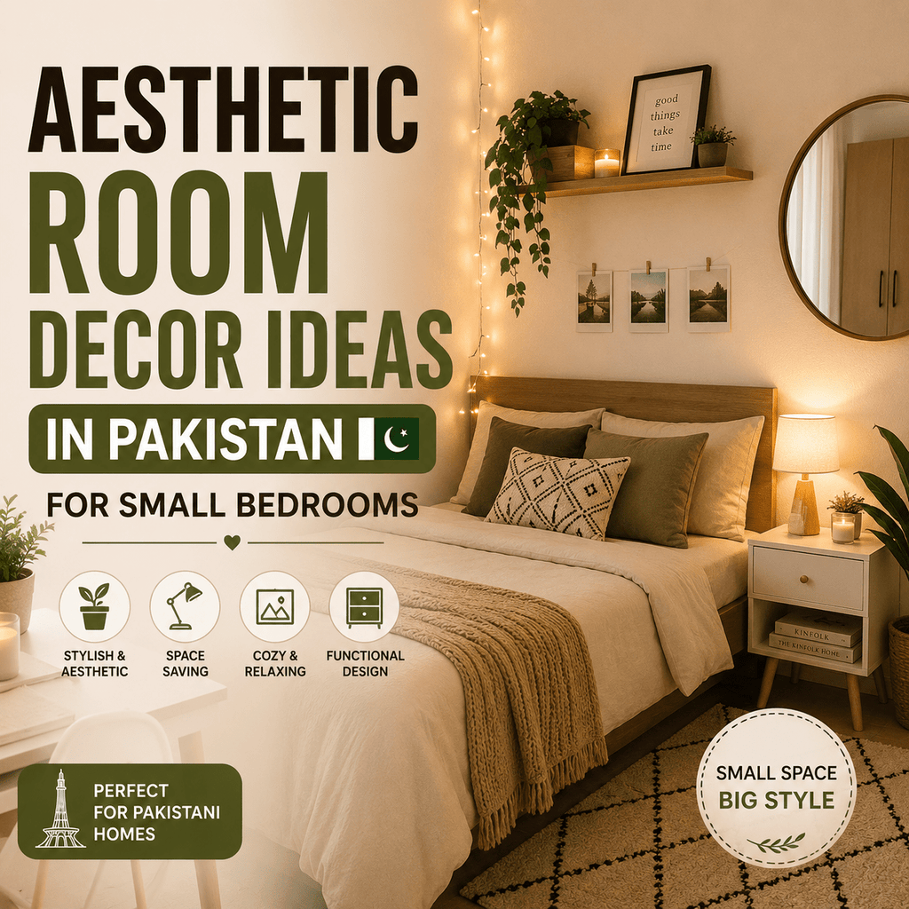 Aesthetic Room Decor Ideas in Pakistan for Small Bedrooms