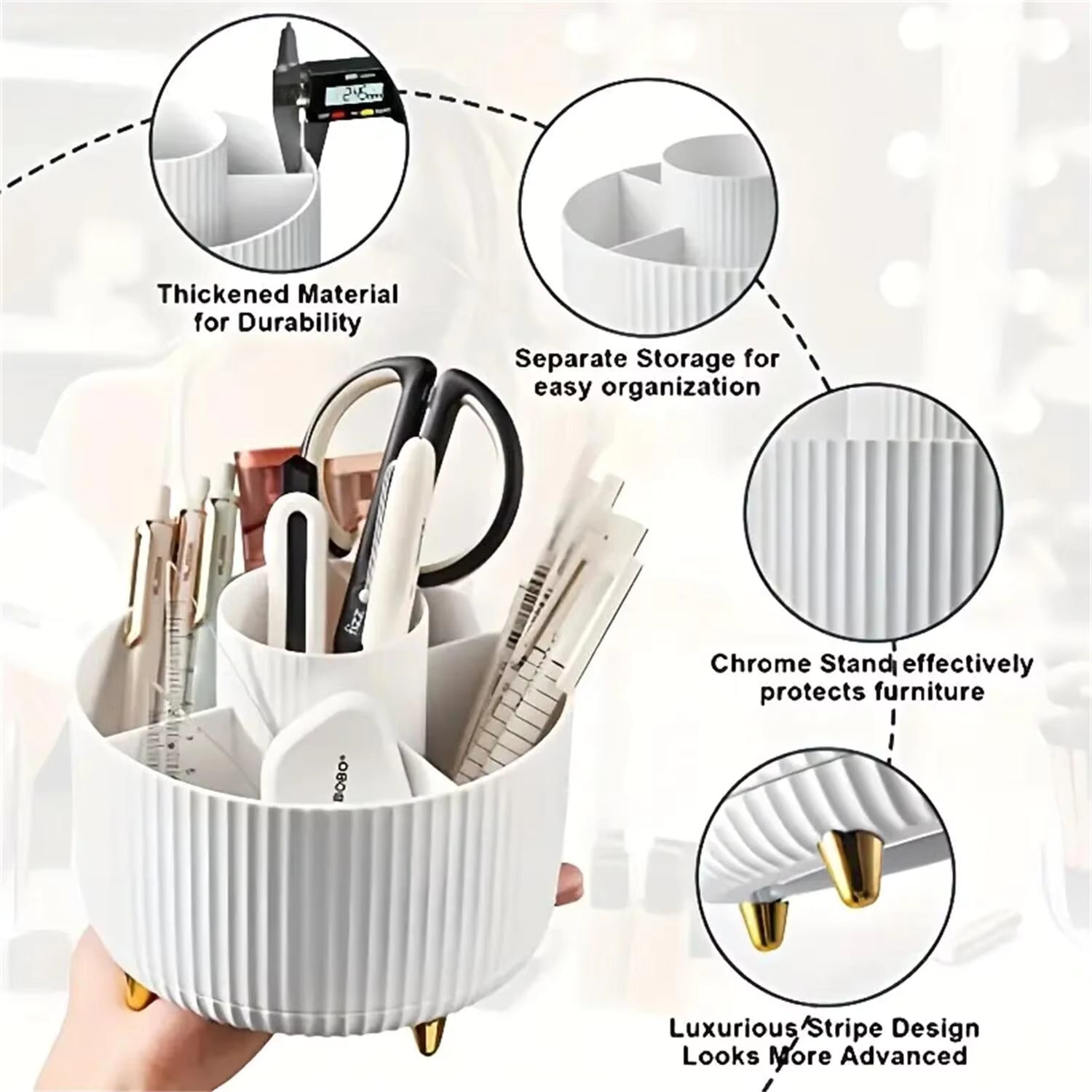 vanity makeup storage box