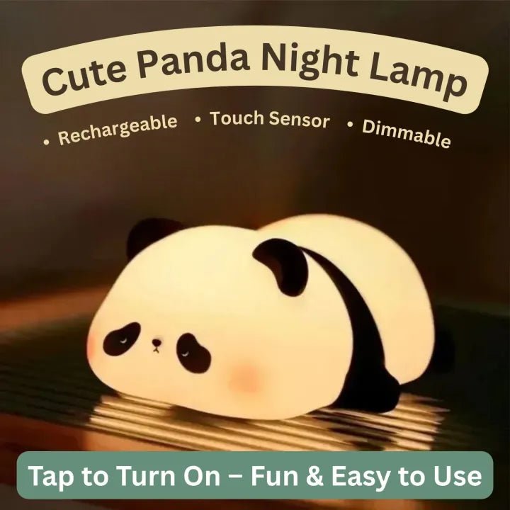 Cute Panda LED Night Light – Kids Bedside Lamp for Bedroom & Living Room Decor | Pakistan - Home Decor by Maryum