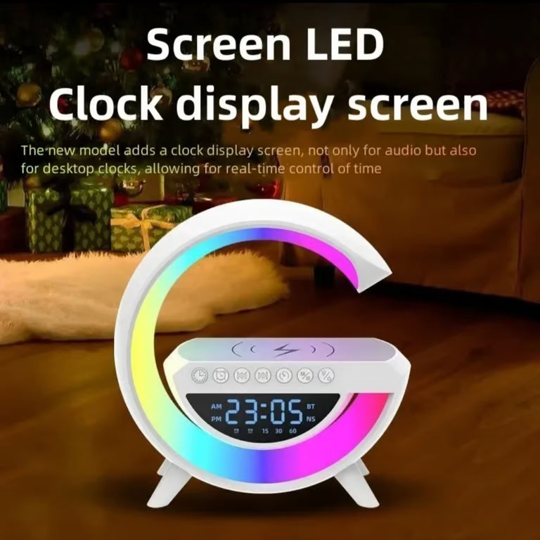 Modern LED alarm clock lamp